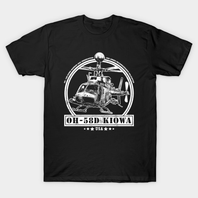 OH-58D Kiowa Warrior Helicopter T-Shirt by rycotokyo81